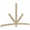 Ekena Millwork Alberta Rough Sawn Timber Gable Bracket, Douglas Fir, 108"W x 58"H x 2"D x 4"F, 13/12 Pitch GBW108X58X0204ALB00RDF - alternate 4